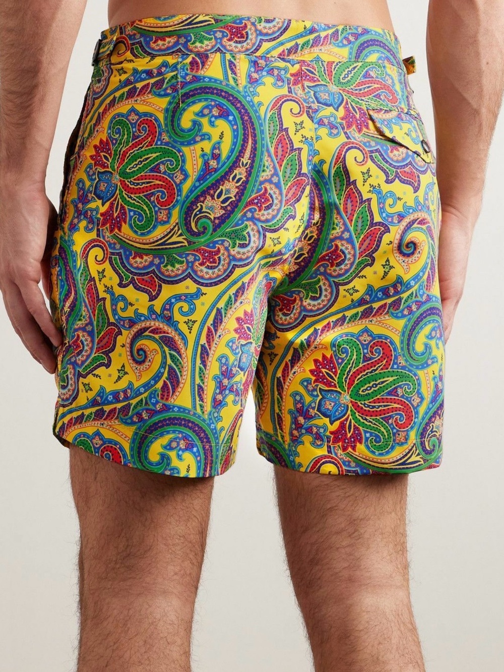 Polo Ralph Lauren Paisley Swim Trunks Shorts NWT Size 42 - Picture 2 of 6
